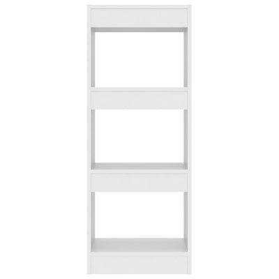 Book Cabinet/Room Divider White 40x30x103 cm Engineered Wood