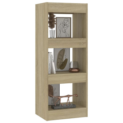 Book Cabinet/Room Divider Sonoma Oak 40x30x103 cm Engineered Wood