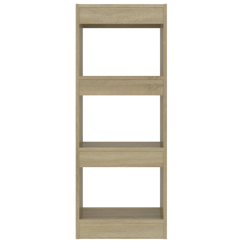 Book Cabinet/Room Divider Sonoma Oak 40x30x103 cm Engineered Wood