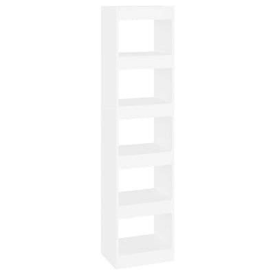 Book Cabinet/Room Divider White 40x30x166 cm