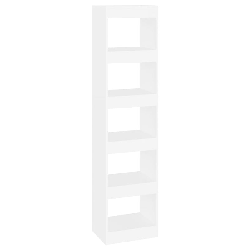 Book Cabinet/Room Divider White 40x30x166 cm