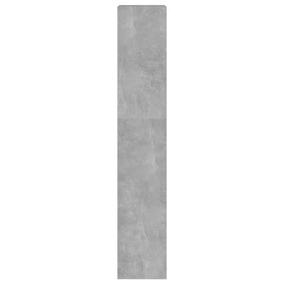 Book Cabinet/Room Divider Concrete Grey 40x30x166 cm