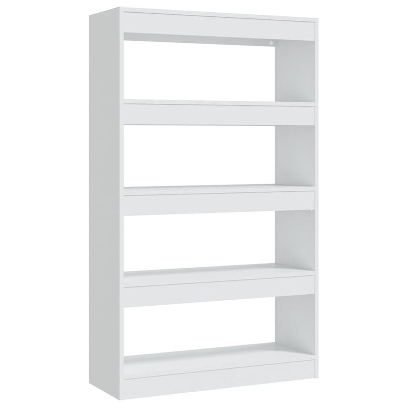 Book Cabinet/Room Divider White 80x30x135 cm Engineered Wood