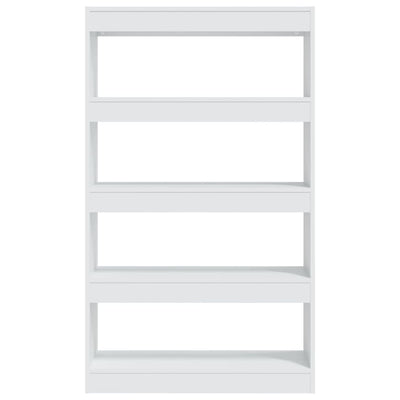 Book Cabinet/Room Divider White 80x30x135 cm Engineered Wood