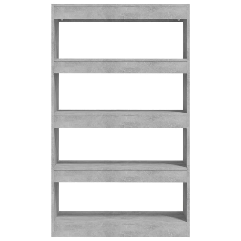 Book Cabinet/Room Divider Concrete Grey 80x30x135 cm Engineered Wood