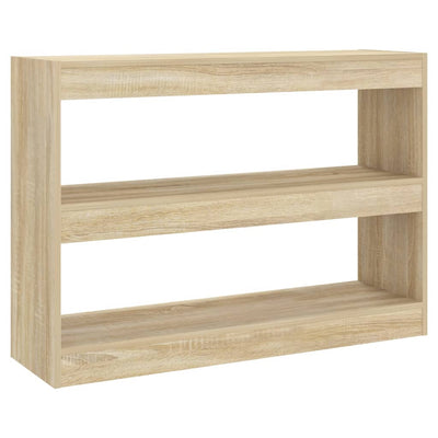 Book Cabinet/Room Divider Sonoma Oak 100x30x72 cm