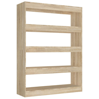 Book Cabinet/Room Divider Sonoma Oak 100x30x135 cm