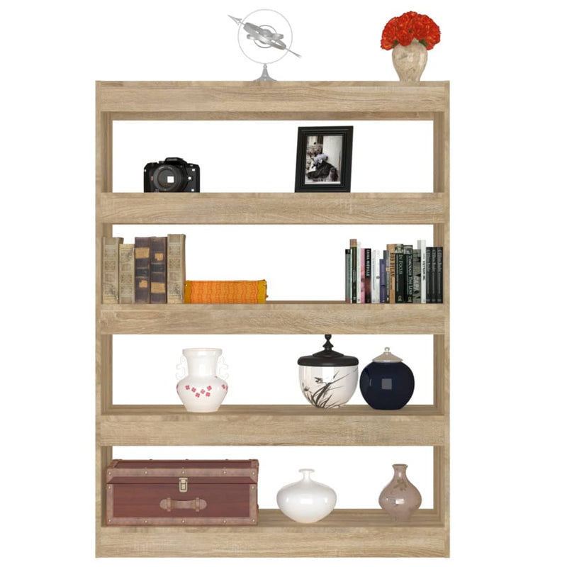 Book Cabinet/Room Divider Sonoma Oak 100x30x135 cm