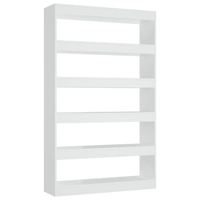 Book Cabinet/Room Divider White 100x30x166 cm