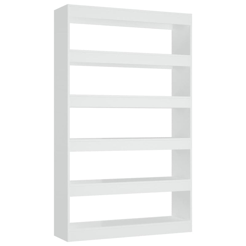 Book Cabinet/Room Divider White 100x30x166 cm