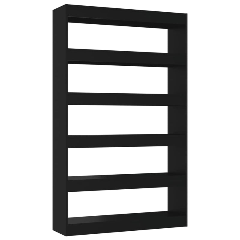 Book Cabinet/Room Divider Black 100x30x166 cm