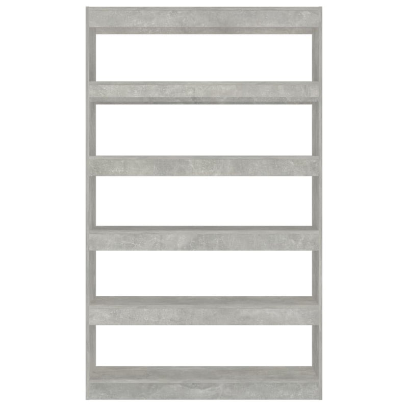 Book Cabinet/Room Divider Concrete Grey 100x30x166 cm