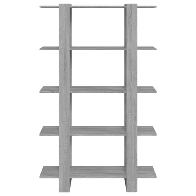 Book Cabinet/Room Divider Grey Sonoma 100x30x160 cm