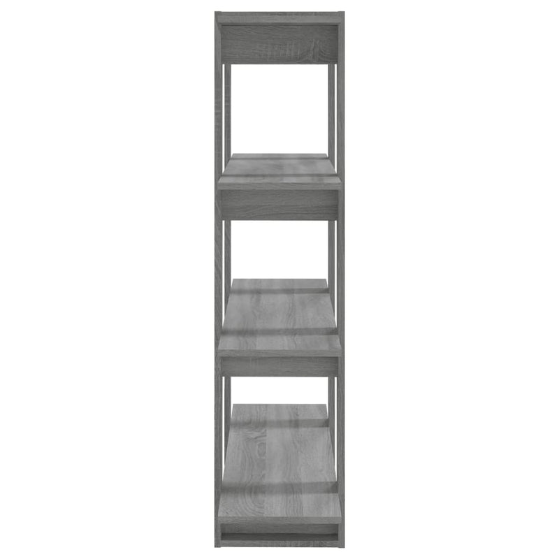 Book Cabinet/Room Divider Grey Sonoma 100x30x123.5 cm