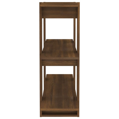 Book Cabinet/Room Divider Brown Oak 100x30x87 cm