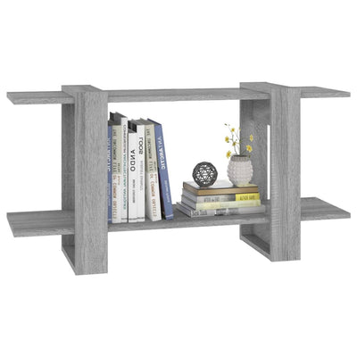 Book Cabinet Grey Sonoma 100x30x51 cm Engineered Wood