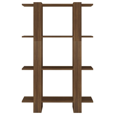 Book Cabinet/Room Divider Brown Oak 80x30x123.5 cm