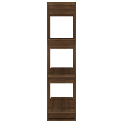 Book Cabinet/Room Divider Brown Oak 80x30x123.5 cm