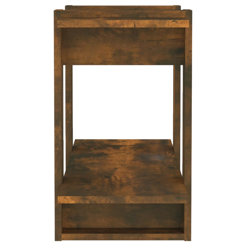 Book Cabinet/Room Divider Smoked Oak 80x30x51 cm