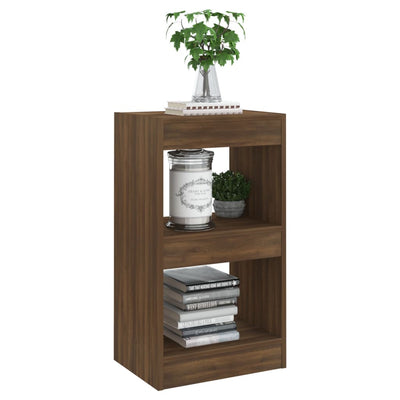 Book Cabinet/Room Divider Brown Oak 40x30x72 cm