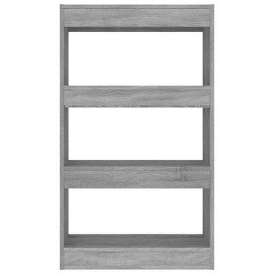 Book Cabinet/Room Divider Grey Sonoma 60x30x103 cm Engineered Wood