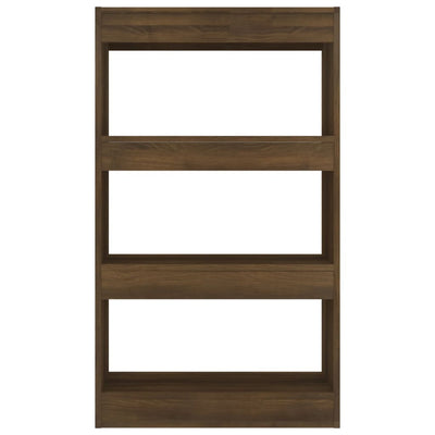 Book Cabinet/Room Divider Brown Oak 60x30x103 cm Engineered Wood