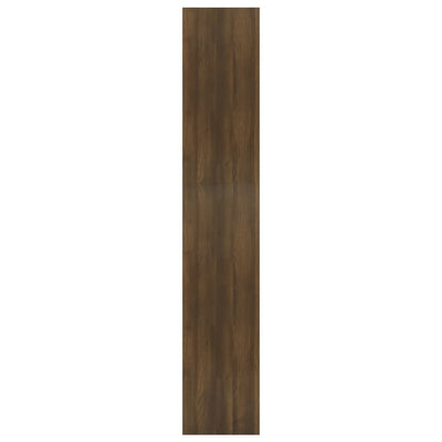 Book Cabinet/Room Divider Brown Oak 60x30x166 cm Engineered Wood