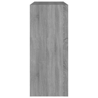 Book Cabinet/Room Divider Grey Sonoma 80x30x72 cm