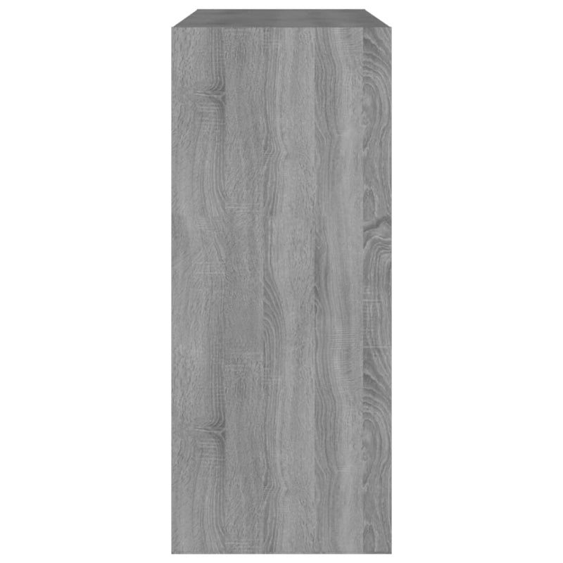 Book Cabinet/Room Divider Grey Sonoma 80x30x72 cm