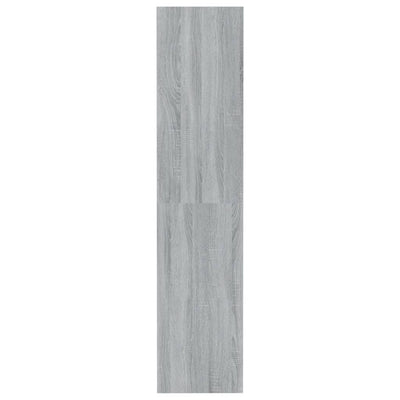 Book Cabinet/Room Divider Grey Sonoma 80x30x135 cm Engineered Wood