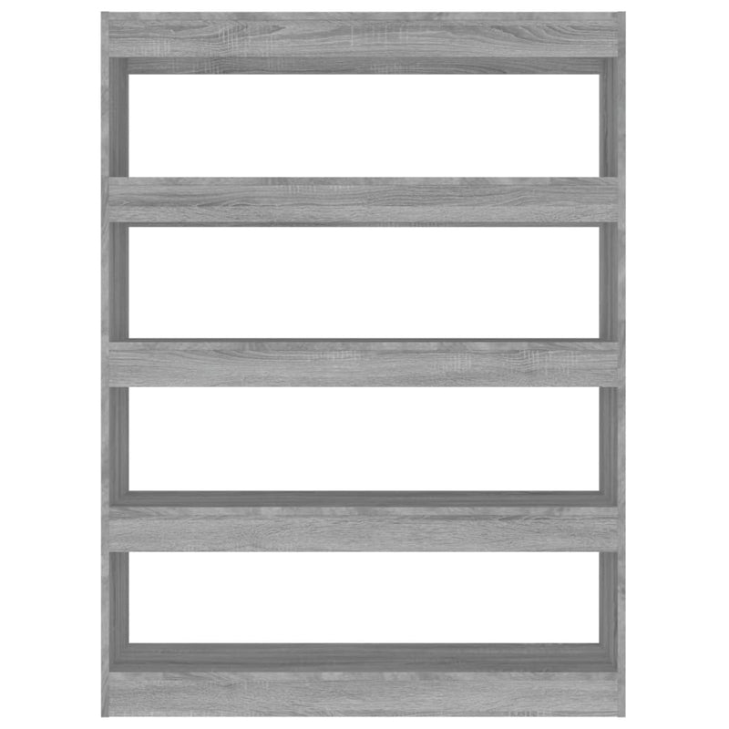 Book Cabinet/Room Divider Grey Sonoma 100x30x135 cm