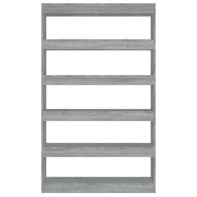 Book Cabinet/Room Divider Grey Sonoma 100x30x166 cm