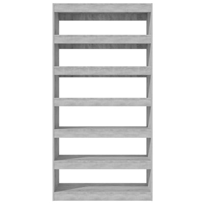 Book Cabinet/Room Divider Grey Sonoma 100x30x198 cm Engineered wood