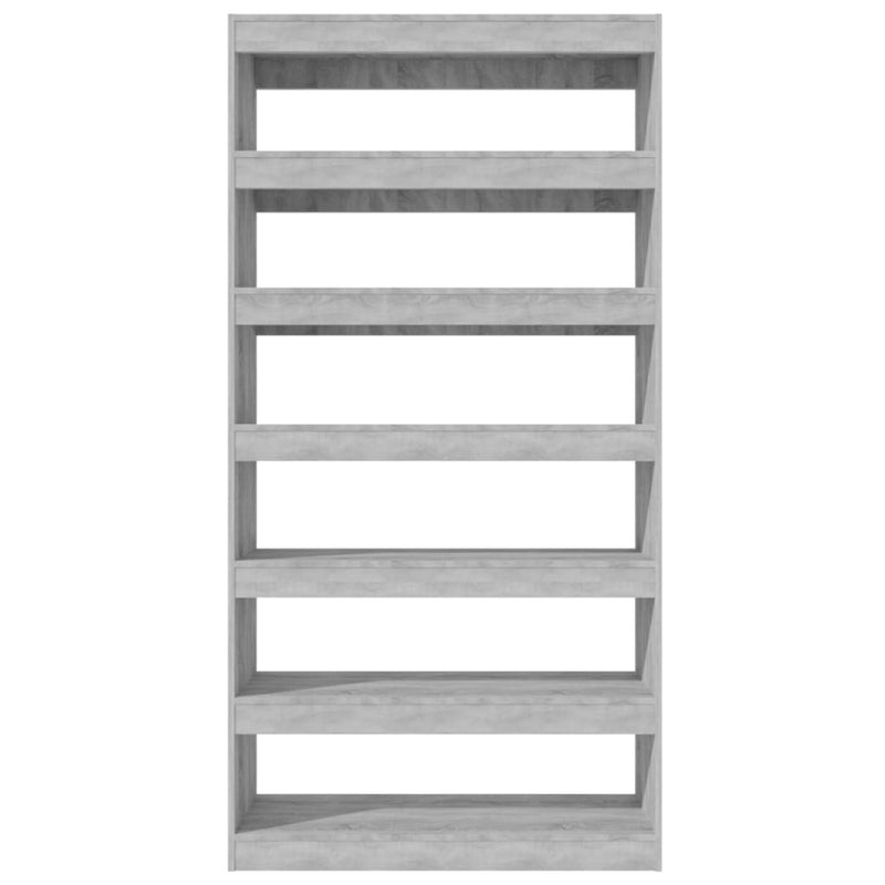 Book Cabinet/Room Divider Grey Sonoma 100x30x198 cm Engineered wood