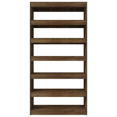 Book Cabinet/Room Divider Brown Oak 100x30x198 cm Engineered wood