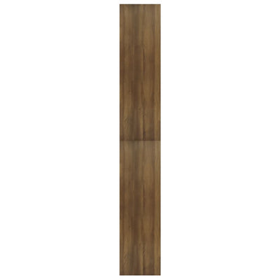 Book Cabinet/Room Divider Brown Oak 100x30x198 cm Engineered wood