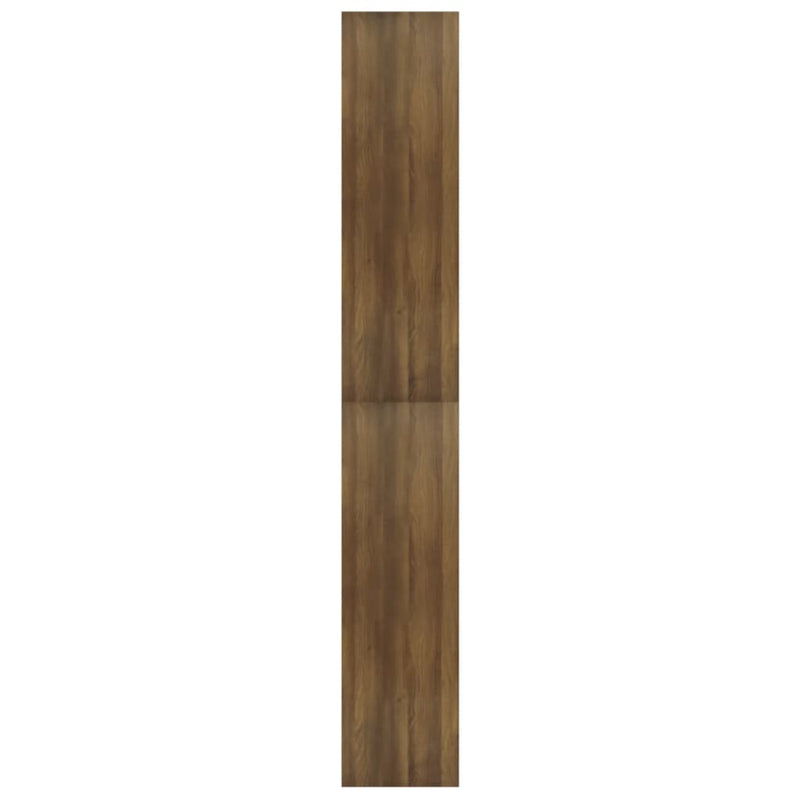 Book Cabinet/Room Divider Brown Oak 100x30x198 cm Engineered wood