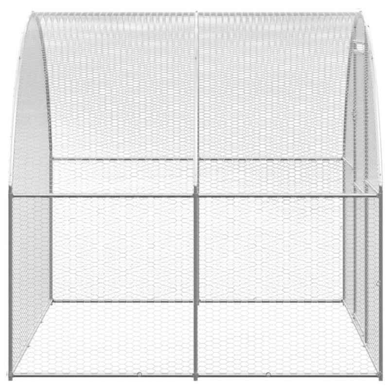 Outdoor Chicken Coop 3x6x2 m Galvanised Steel