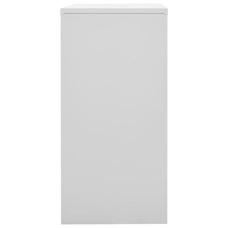 Locker Cabinets 2 pcs Light Grey and Blue 90x45x92.5 cm Steel