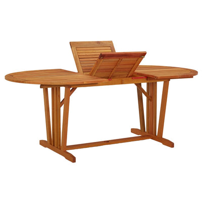 Garden Table 200x100x75 cm Solid Wood Eucalyptus