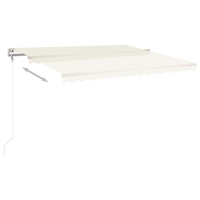 Automatic Retractable Awning 400x300 cm Cream