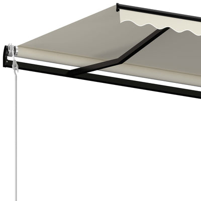 Automatic Retractable Awning 400x300 cm Cream