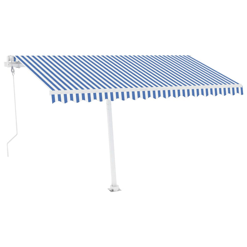 Freestanding Automatic Awning 400x300cm Blue/White