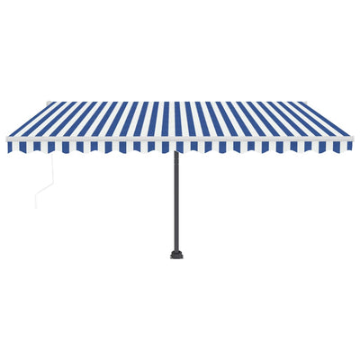 Freestanding Automatic Awning 400x300cm Blue/White