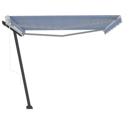 Freestanding Automatic Awning 400x300cm Blue/White