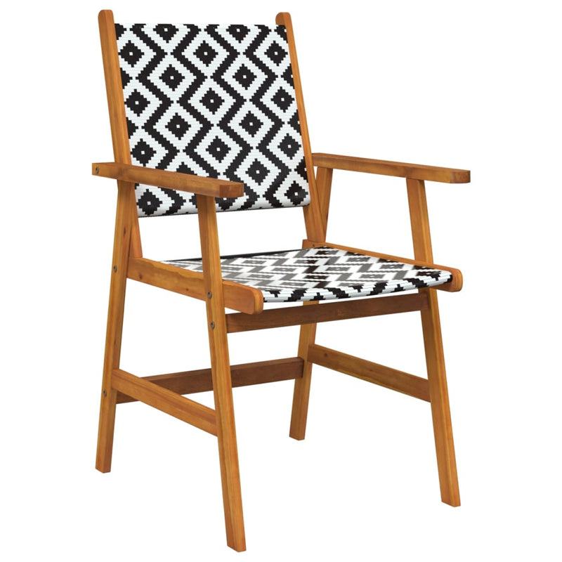 Garden Chairs 4 pcs Solid Acacia Wood