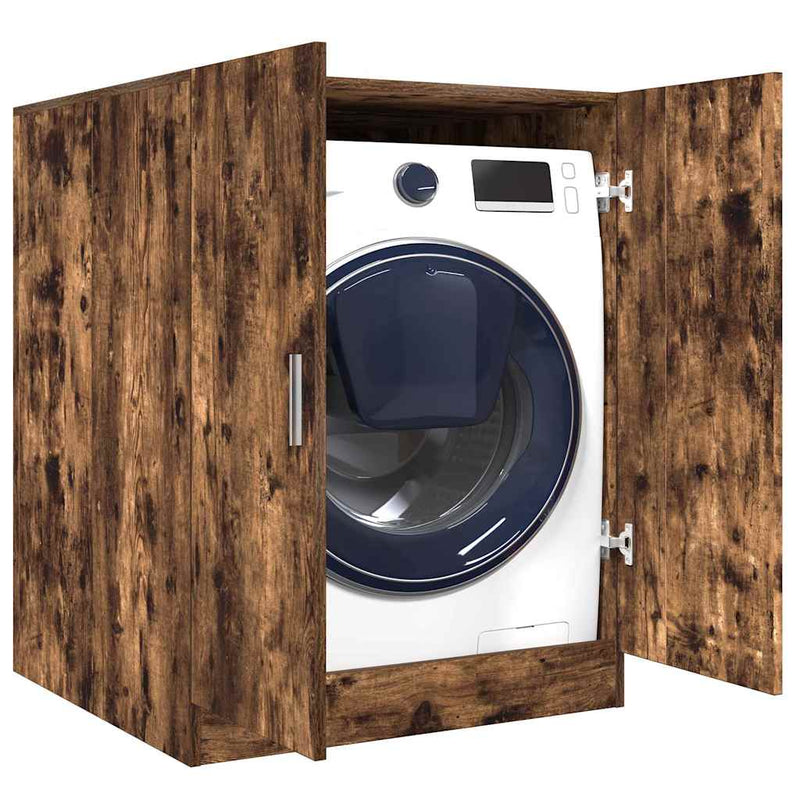 Washing Machine Cabinet Smoked Oak 71x71.5x91.5cm