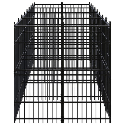 Outdoor Dog Kennel Steel 14.75 m²