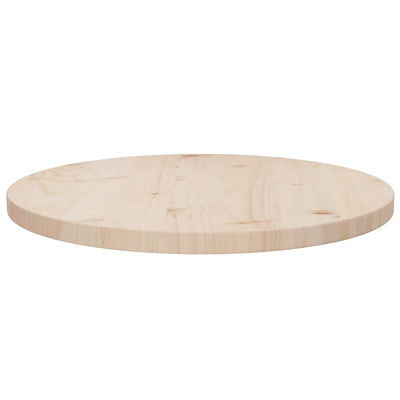 Table Top Ø50x2.5 cm Solid Wood Pine