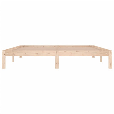 Bed Frame Solid Wood 183x203 cm King Size
